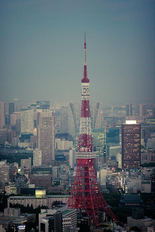 Tokyo Tower At Dusk Photograph by Bernard Chan