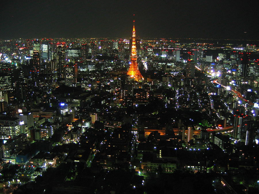 Tokyo Tower At Night Photograph by ©lunkie