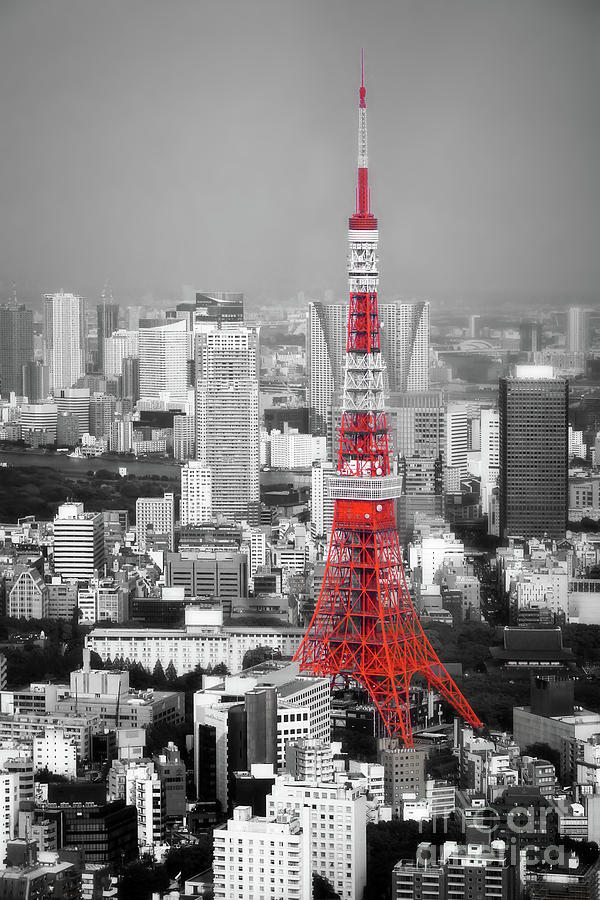 Tokyo tower Photograph by Delphimages Photo Creations
