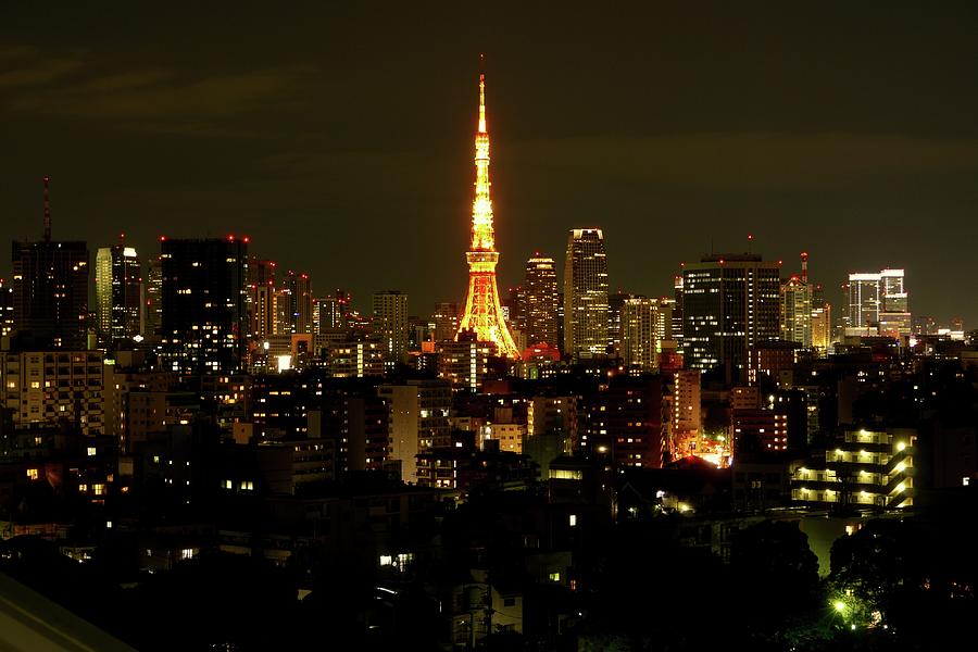 Tokyo Tower From The Wereabouts Of Photograph by (c) José Manuel Segura (@ungatonipon)