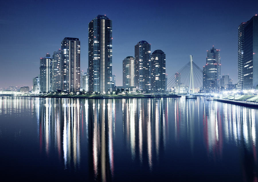 Tokyo Waterfront Photograph by Tomml
