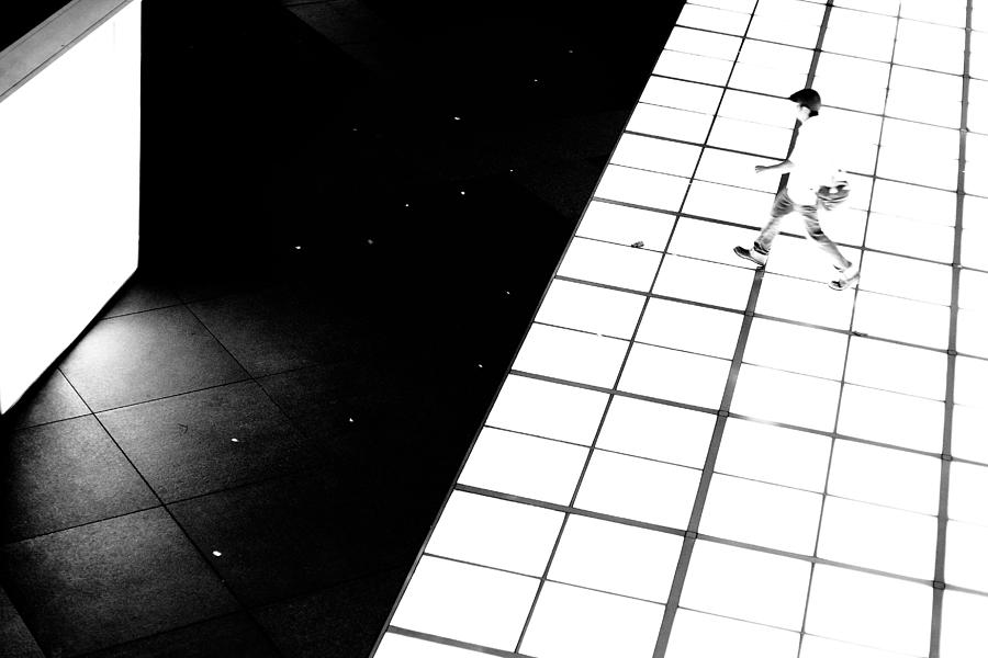 Tokyo White Streetscapes From A Photograph by Chris Mcgrath