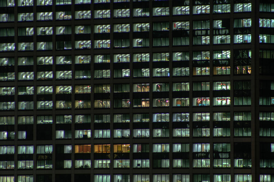 Tokyo Windows Photograph by Chris Jongkind