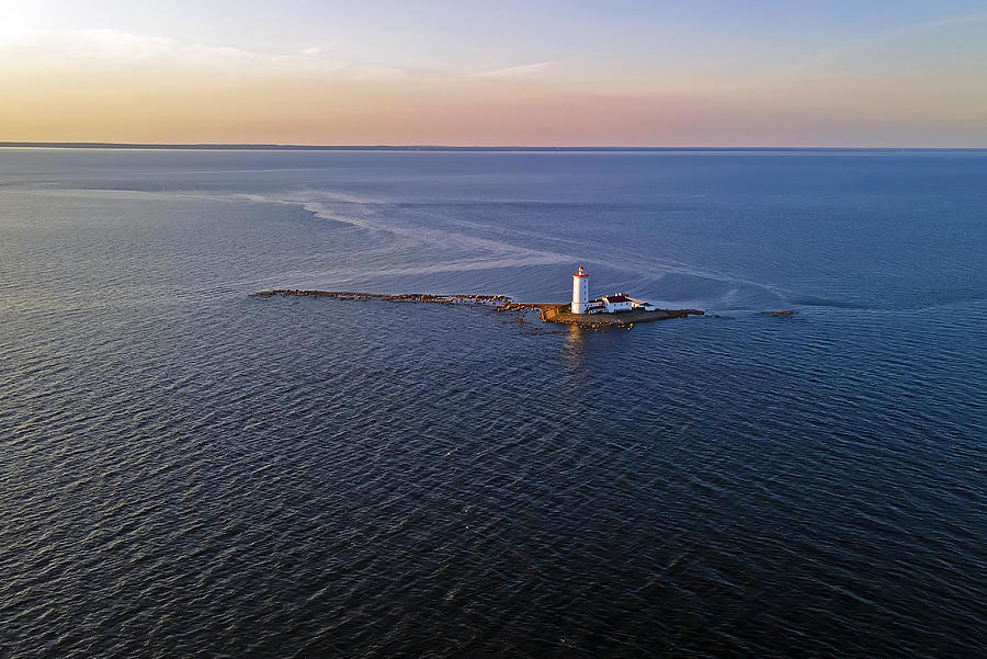Tolbukhin Lighthouse Photograph by Alexander Bondarenko
