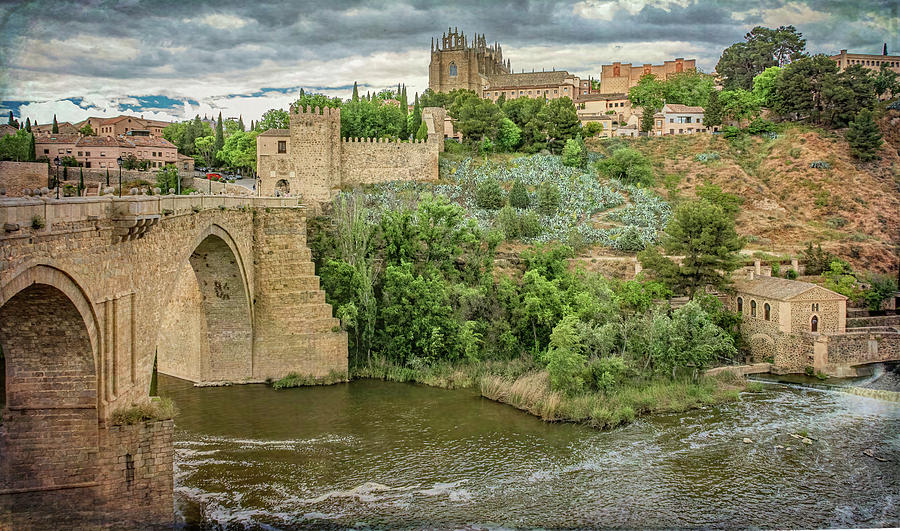 Toldeo, Spain As Viewed From Across The Tagus River Photograph by Marcy Wielfaert