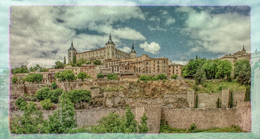 City View of Toledo, Spain  Photograph by Marcy Wielfaert