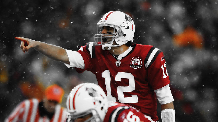 Tom Brady Mixed Media - Tom Brady The Field General by Brian Reaves Tom Brady Mixed Media - Tom Brady The Field General by Brian Reaves