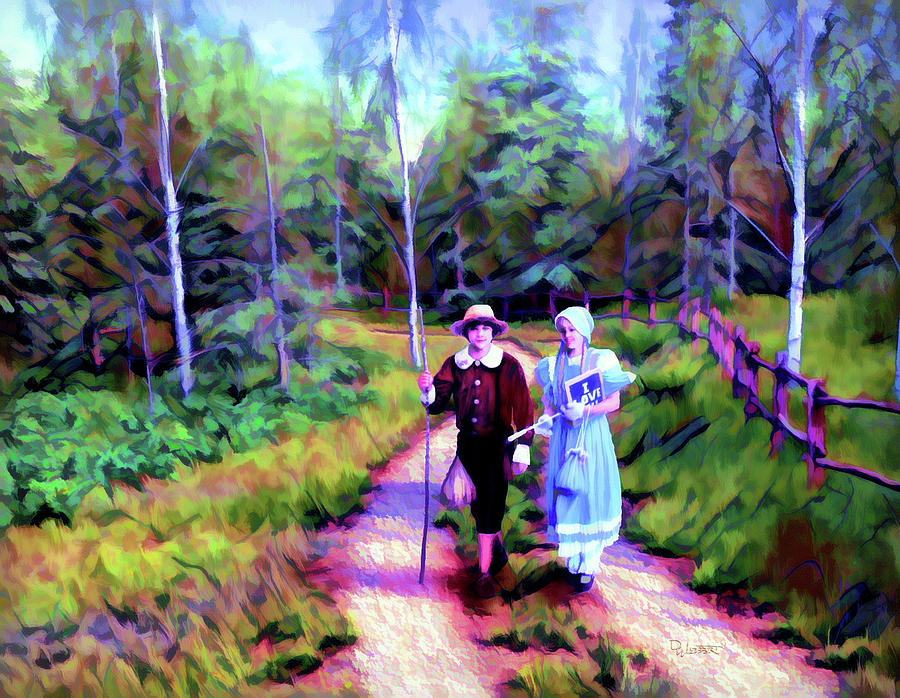Tom Sawyer and Becky Thatcher by Dave Luebbert Tom Sawyer and Becky Thatcher by Dave Luebbert