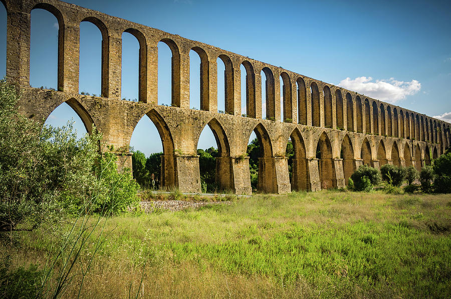 Tomar Aqueduct Photograph by Carlos Caetano