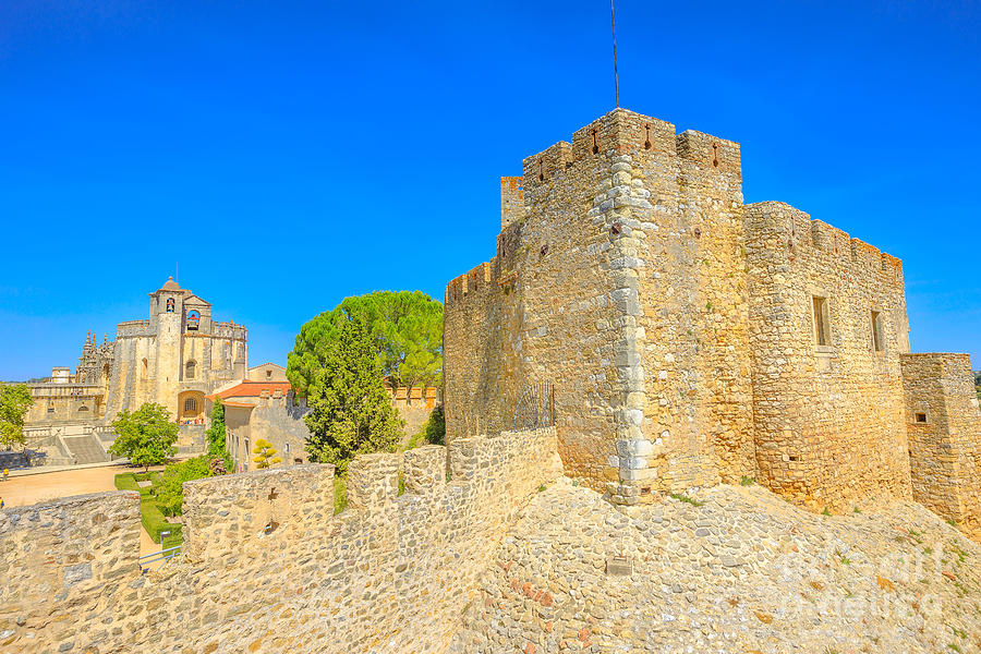 Tomar Fortress and Walls Photograph by Benny Marty