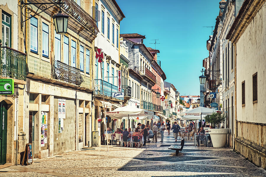 Tomar Portugal Street Scene Photograph by Stuart Litoff