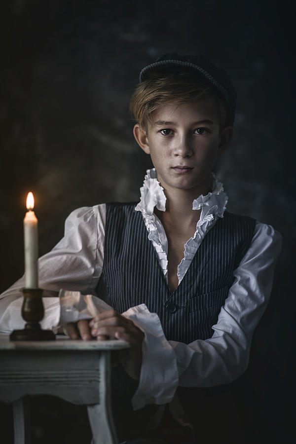 Portrait Photograph - Tomas by Katarina Grajcarikova
