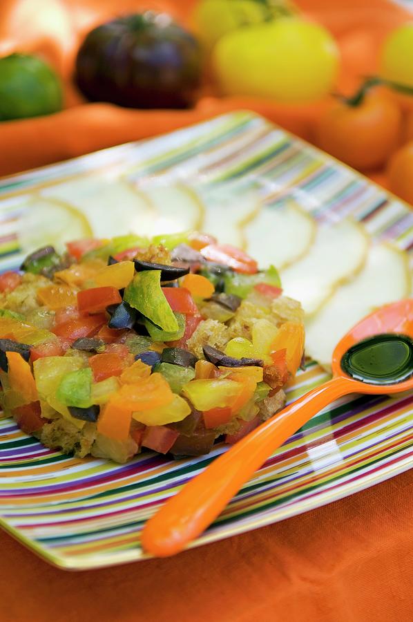 Tomato Tartar With Sauce Photograph by Frederic Vasseur - Fine Art America