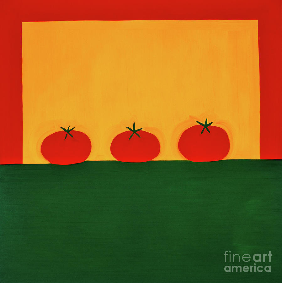 Tomatoes Painting by Cristina Rodriguez