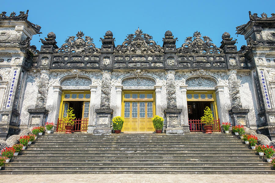 Tomb Of Khai Dinh, Hue, Vietnam Photograph by Cavan Images - Fine Art ...