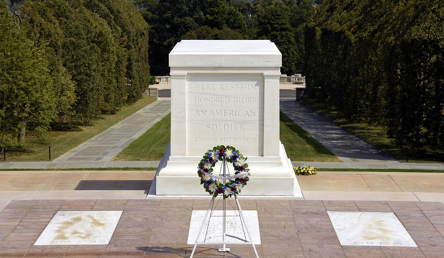 Architecture Photograph - Tomb Of The Unknowns In Arlington National Cemetery by Cavan Images
