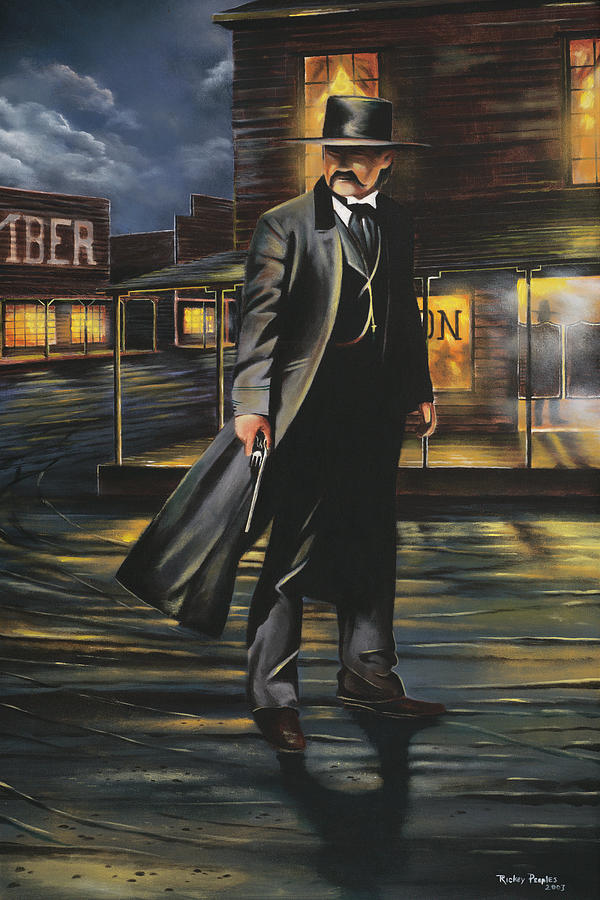 Tombstone Painting - Tombstone by Geno Peoples