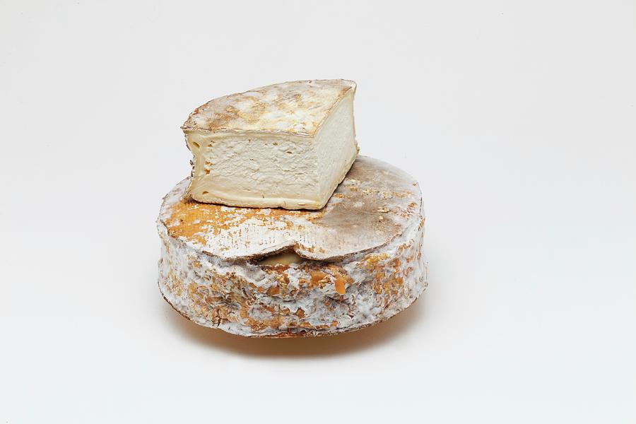 Tomme Crayeuse cheese From Savoy, France Photograph by Jean-marc Blache