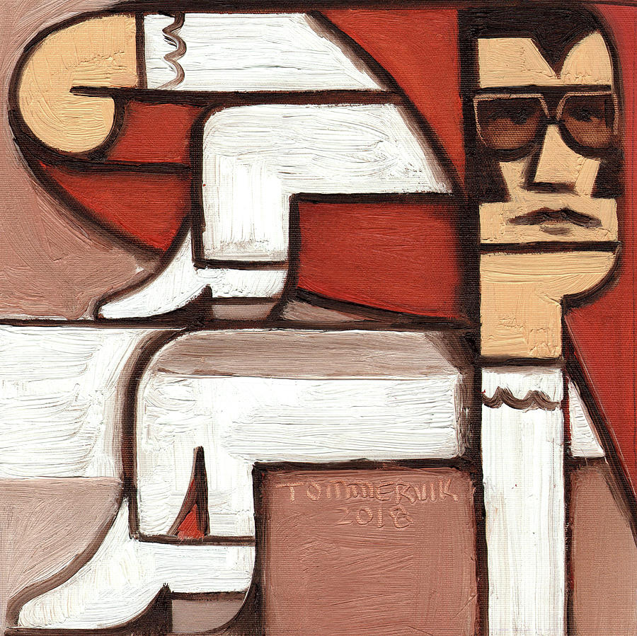 Tommervik Abstract Elvis Red Cape Art Print by Tommervik Tommervik Abstract Elvis Red Cape Art Print by Tommervik