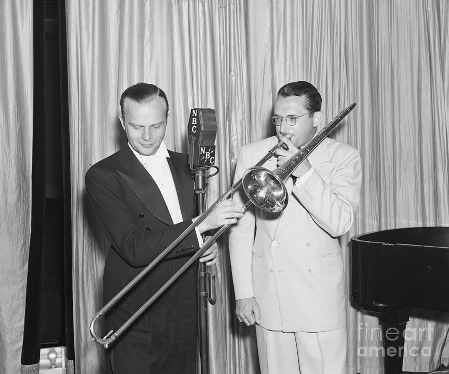 Tommy Dorsey In Nbc Studio Jam Session Photograph by Bettmann