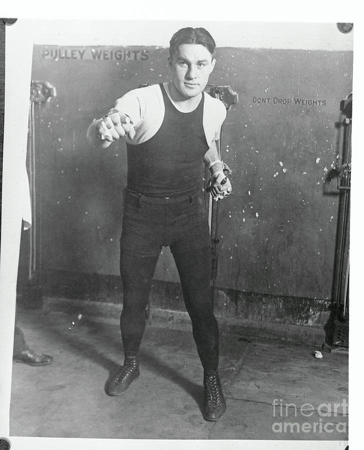 Tommy Loughran Preparing For Bout Photograph by Bettmann