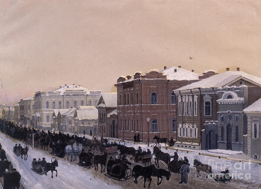 Winter Drawing - Tomsk by Heritage Images