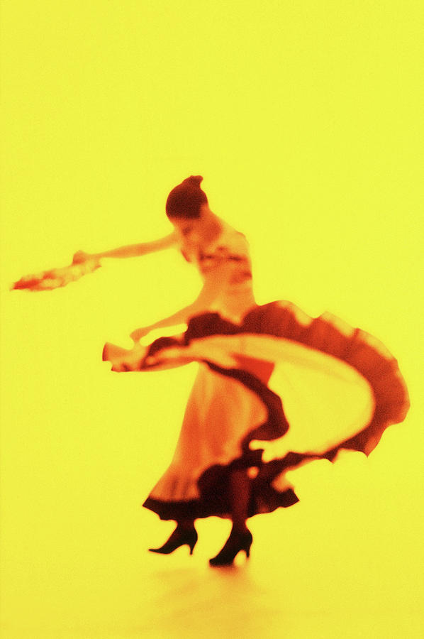 Toned Shot Of A Young Woman Performing Photograph by George Doyle