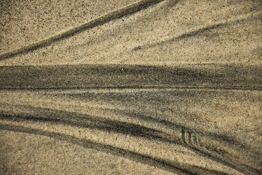 Sand Pattern Photograph - Tones #3 by A C Auriemma