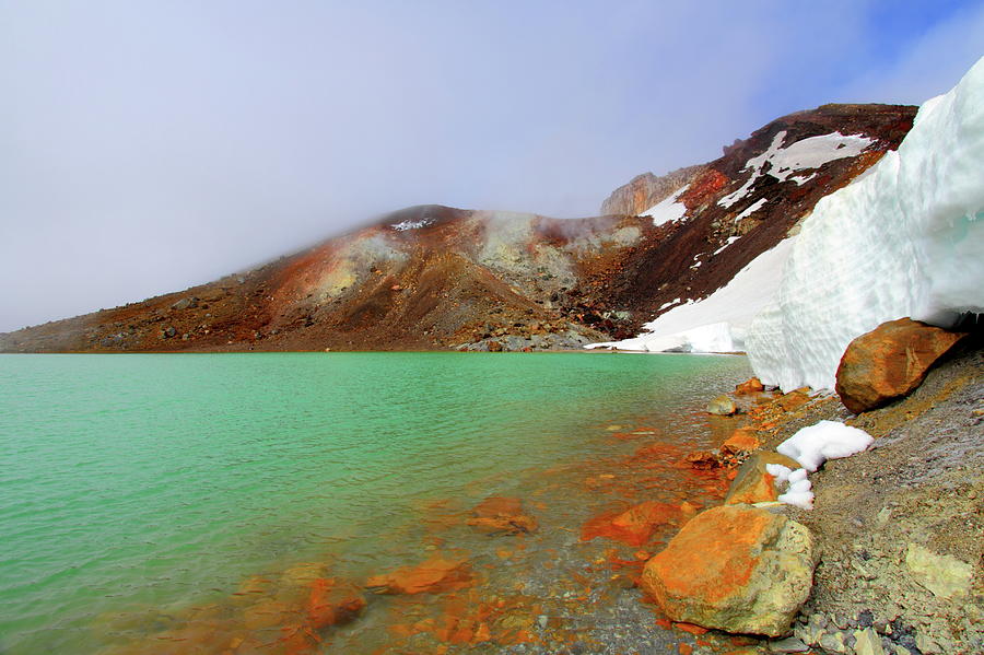 Tongariro Track Emerald Lakes New Photograph by Tim Phillips Photos