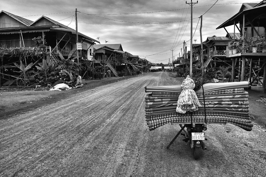 Tonle Sape Village In Cambodia Photograph by Michel Fournol
