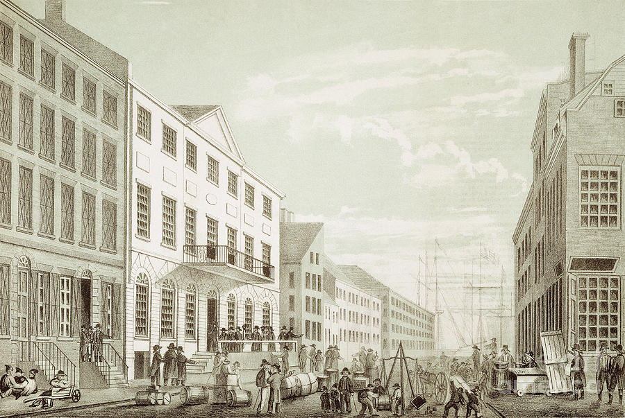 Tontine Building, 1797 Photograph by Granger