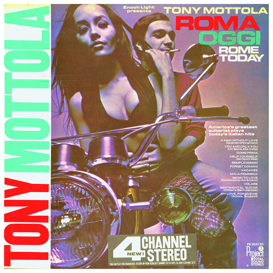 Tony Mottola Roma Oggi Album Cover Photograph by Retrographs