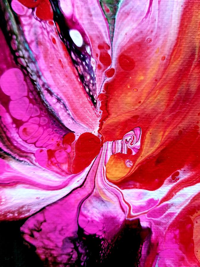 Too Hot Pink  Painting by Sue Goldberg