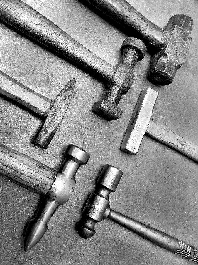 Tools of the Trade Hammers Photograph by Carlos Diaz