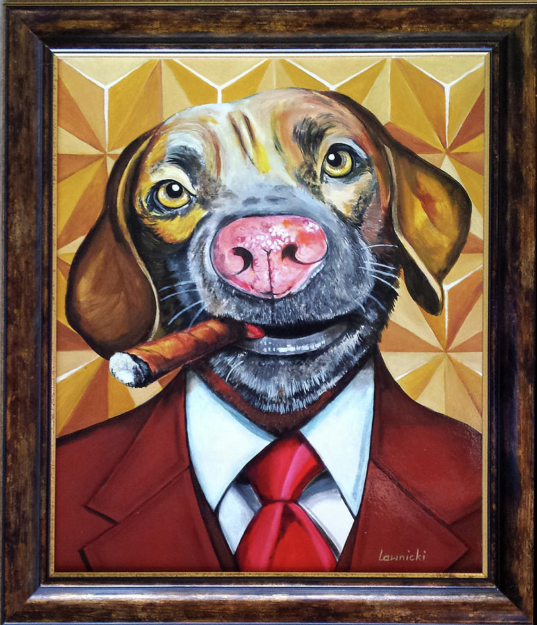 ''Top Dog'' Painting by Luke Lawnicki