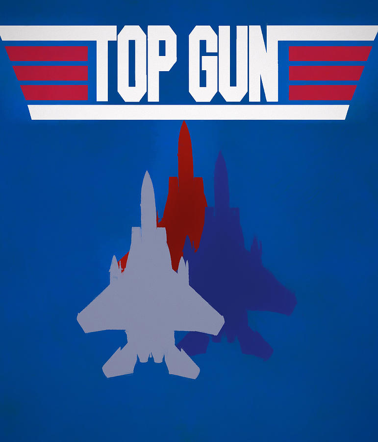 Top Gun Movie Poster by Dan Sproul Top Gun Movie Poster by Dan Sproul