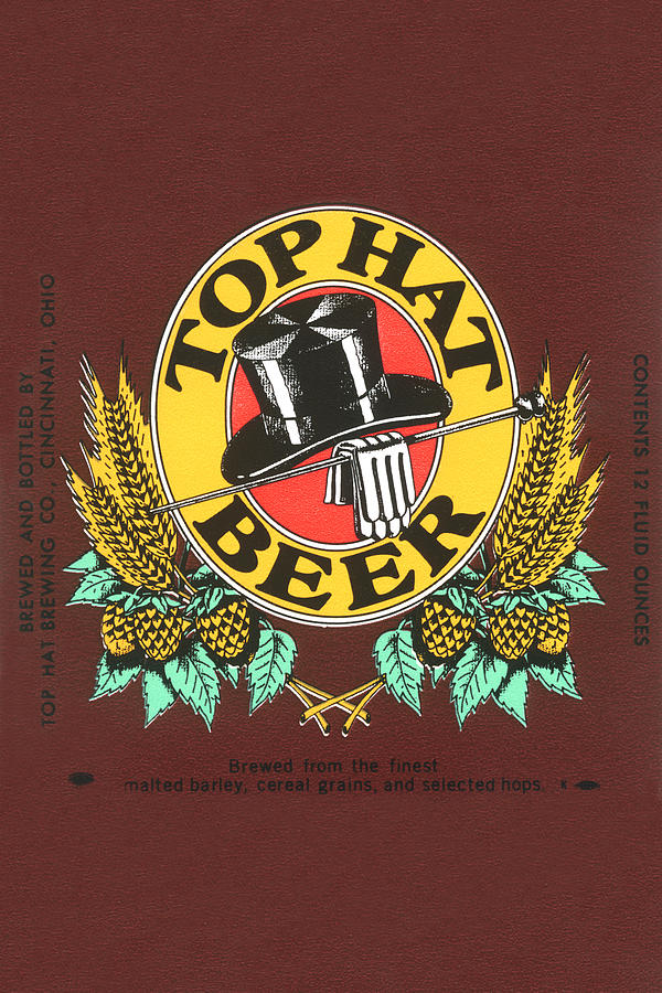 Top Hat Beer Painting by Unknown