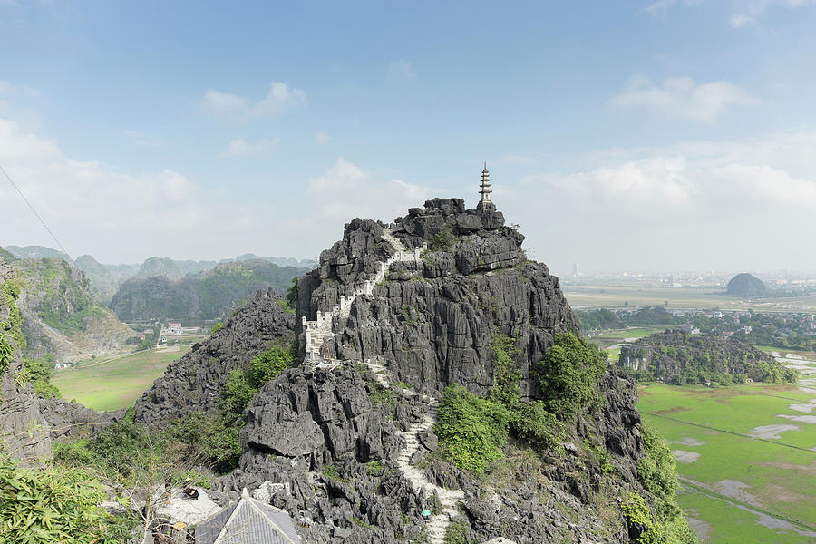 Top Pagoda Of Hang Mua Temple Photograph by Cavan Images - Fine Art America