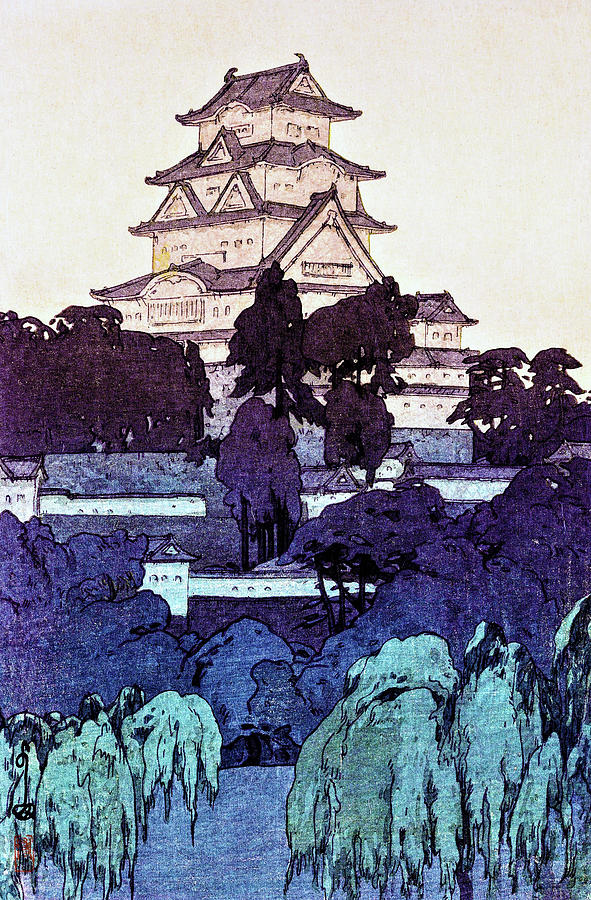 Top Quality Art - Himeji Castle Painting by Yoshida Hiroshi
