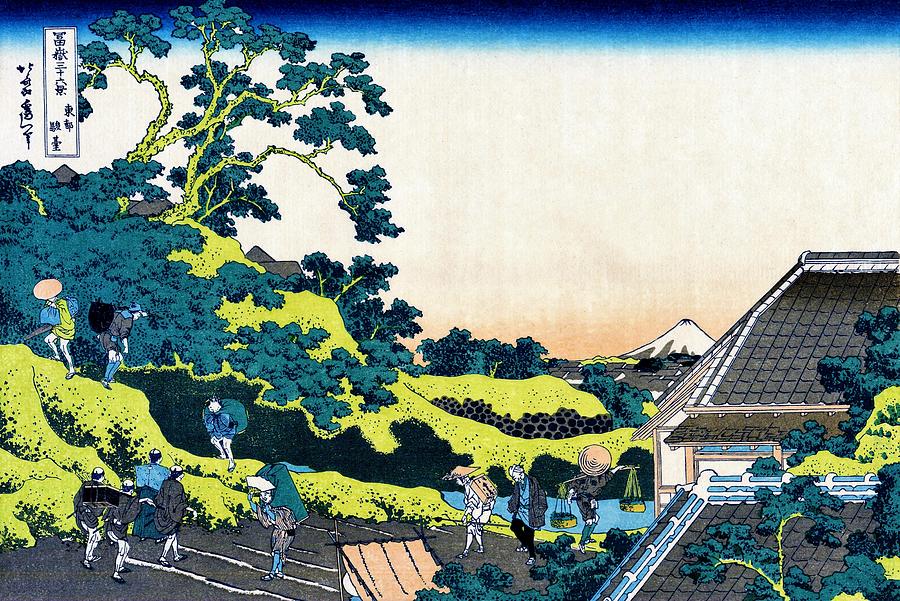 Katsushika Hokusai Painting - Top Quality Art - Mt,fuji36view-toto Surugadai by Katsushika Hokusai Katsushika Hokusai Painting - Top Quality Art - Mt,fuji36view-toto Surugadai by Katsushika Hokusai