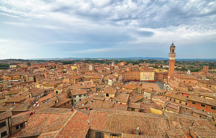 top view of Siena Photograph by Vivida Photo PC