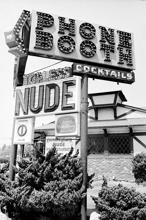 Topless Bar In Los Angeles Digital Art By Arthur Schatz Fine Art America