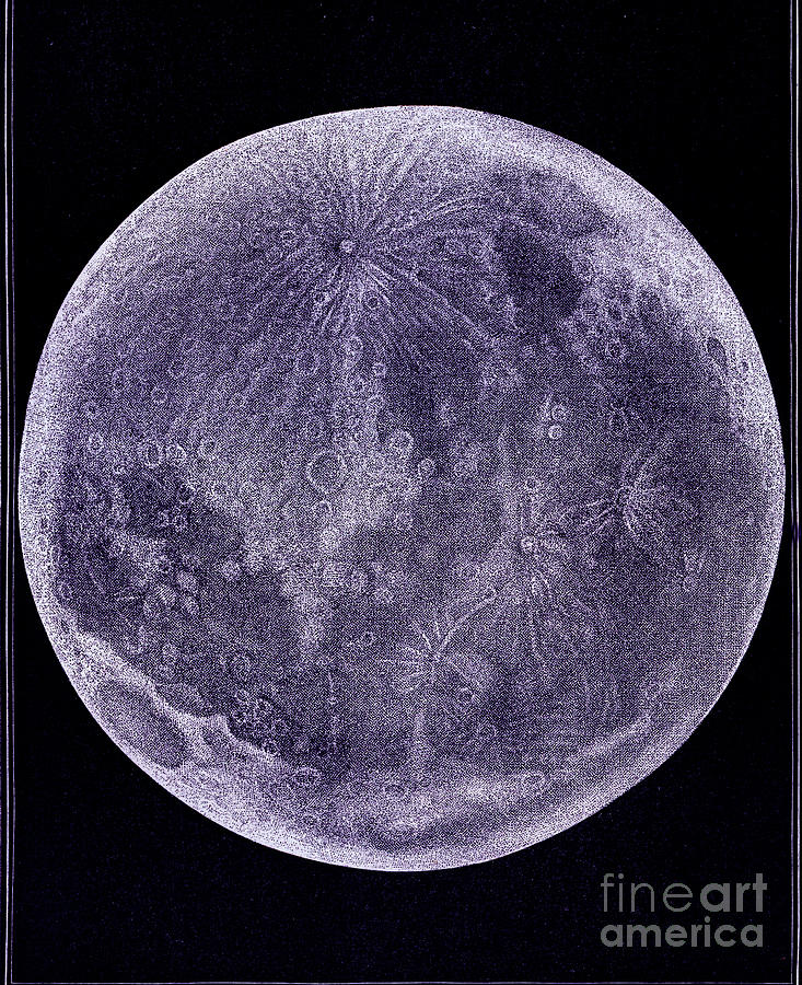 Topography Of The Moon Photograph by Collection Abecasis/science Photo Library
