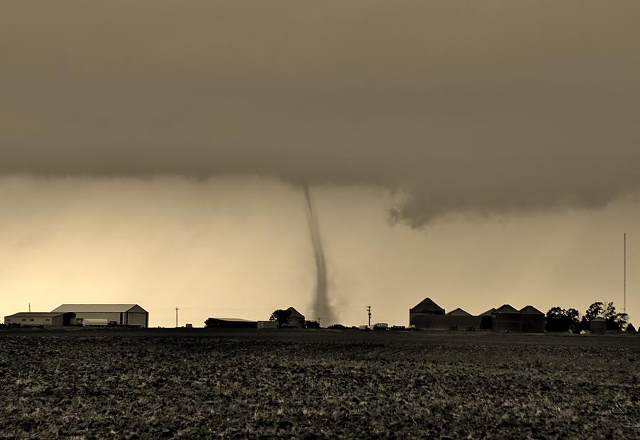 Tornado At The Farm Photograph