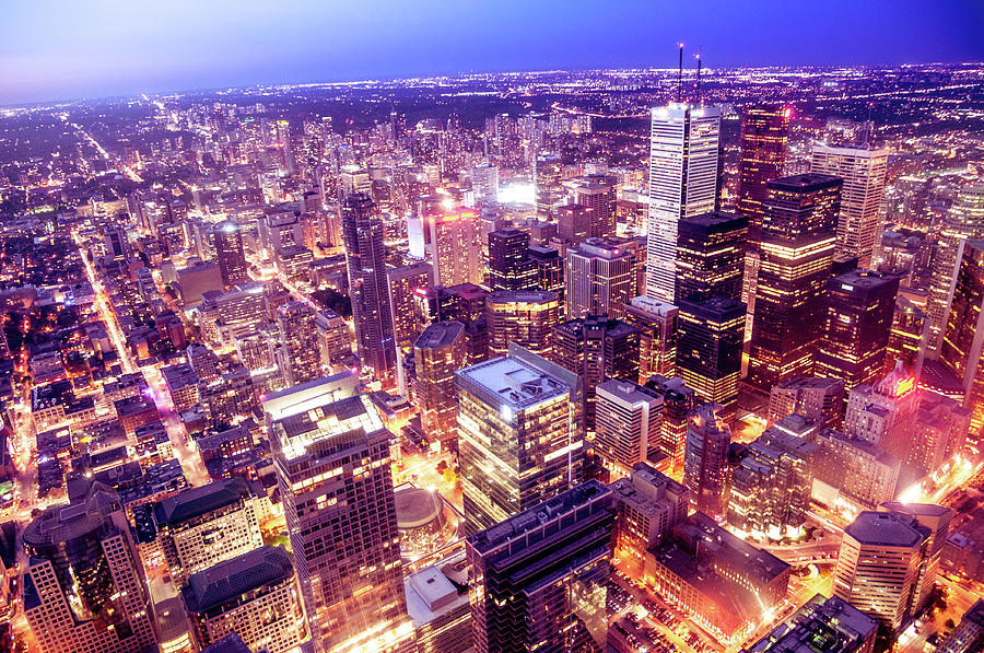 Toronto Business District Photograph by Ferrantraite