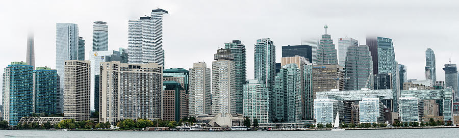 Toronto skyline panorama Photograph by Nick Mares