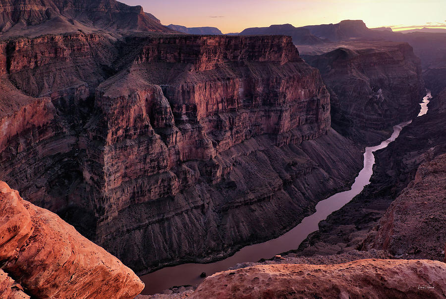 Grand Canyon National Park Photograph - Toroweap Overlook at Sunset by Leland D Howard