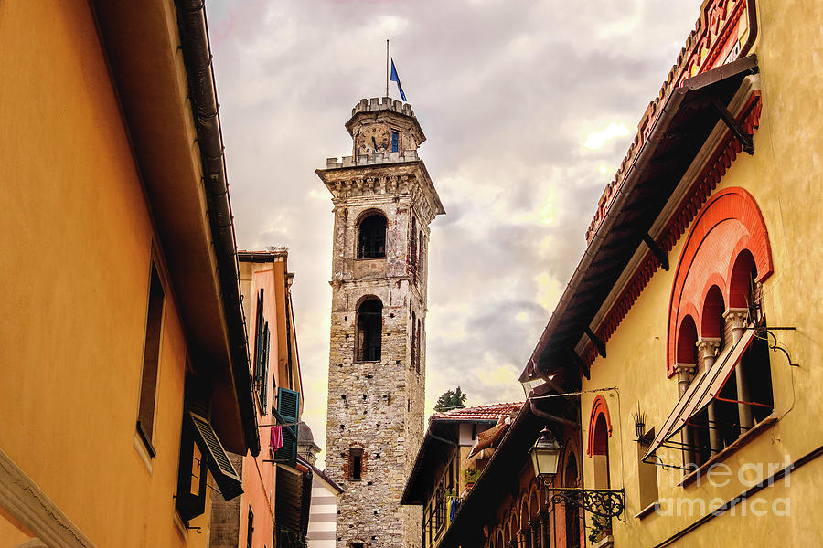 Torre Civica of Rapallo - Liguria landmarks - Italy Photograph by Luca Lorenzelli