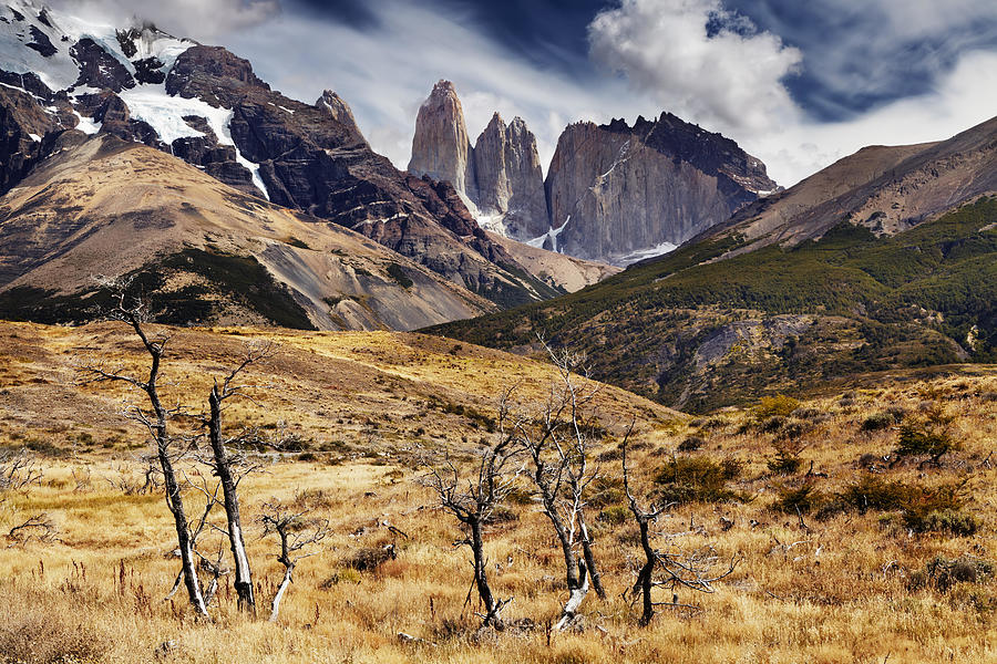 Mountain Photograph - Torres Del Paine National Park by DPK-Photo