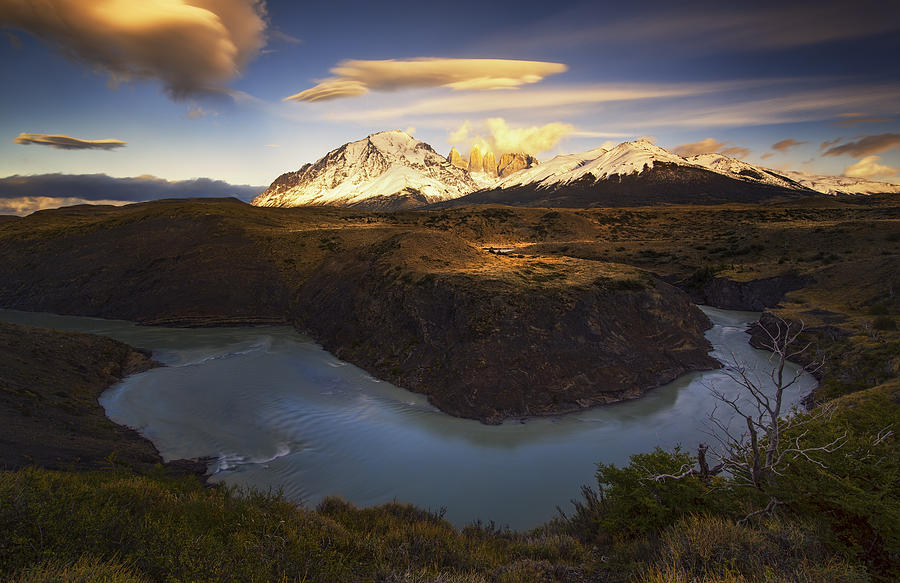 Mountain Photograph - Torres Del Paine by Yan Zhang